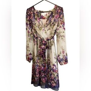 Jessica Simpson long sleeve floral dress